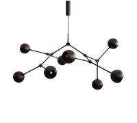 101 Copenhagen - Drop Globe Pendant 150 cm, Burned Black - Burned Black