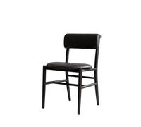 101 Copenhagen Nama Dining Chair Coffee Black/Aniline Black Leather