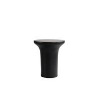 101 Copenhagen Trumpet Side Table High Silver Travertine