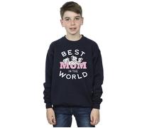 101 Dalmatians Best Mum In The World Sweatshirt Disney Navy 7-8 Years