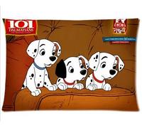 101 Dalmatians Pillowcases Custom 20"x30" Two Sides Cool Comfortable Pillow Case