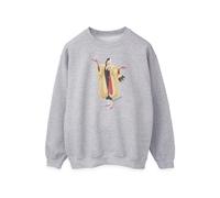 101 Dalmatians Women's Classic Cruella De Vil Heather Sweatshirt in Grey | Size: 2XL 101 Dalmatians Grey 2XL