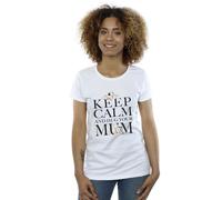 101 Dalmatians Women's Keep Calm Boyfriend T-Shirt in White | Size: Large 101 Dalmatians White L