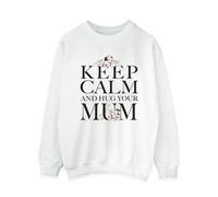 101 Dalmatians Women's Keep Calm & Hug Your Mum Sweatshirt in White | Size: 2XL 101 Dalmatians White 2XL