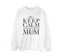 101 Dalmatians Women's Keep Calm & Hug Your Mum Sweatshirt in White | Size: Medium 101 Dalmatians White M