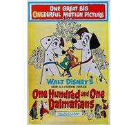 101 Dalmations Classic Family Movie Poster Various Sizes (A3 Size 29 x 42 cms)