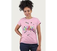 101 Dalmations Pattern T-Shirt Disney Light Pink L
