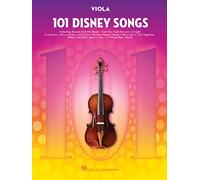 101 Disney Songs: Viola - Sheet Music Songbook - Instrumental Folio for All Levels - Hal Leonard