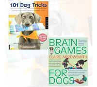 101 Dog Tricks and Brain Games For Dogs 2 Books Collection Set
