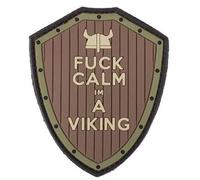 101 Inc. 3D PVC Patch F*ck Calm - Brown/Green
