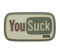 101 Inc. 3D PVC You Suck Patch - Sand