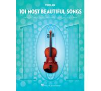 101 Most Beautiful Songs Violin Book [Softcover] Hal Leonard