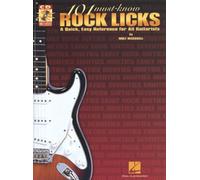 101 Must Know Rock Licks (Tab Book/CD)