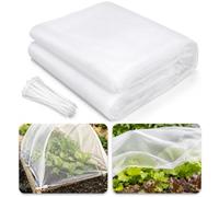 101 Netting For Vegetable Patch, 2x5m Garden Netting, Insect Mesh, Garden Netting For Veg Patch Fine Mesh For Plants, Insect Netting For Vegetables, Fruits, Flowers & Greenhouse Row Cover