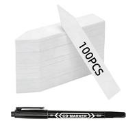 101 Pieces Practical Plant Labels Sign Holder with Pen for Pots Garden Beds Flowers Vegetables Outdoor Cultivation Garden Labels