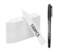 101 Pieces Practical Plant Labels Sign Holder with Pen for Pots Garden Beds Flowers Vegetables Outdoor Cultivation Indoor Outdoor Plant Markers