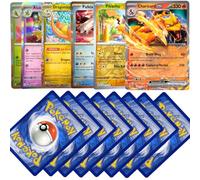 101 Pokemon Cards Bundle with 1 Guaranteed EX Card - English Edition - Authentic TCG Lot - Rare Holo Foil Trading Cards from Pokémon Boosters - Great Gift for Kids & Collectors