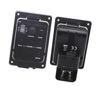 101 Preamplifier Acoustic Guitar Pickup Tuner Soft Piezo EQ Volume Bass Mids Treble Phase Acoustic Guitar Pickups