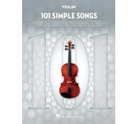 101 Simple Songs – Violin Solo: For Violin – Book – Hal Leonard