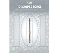 101 Simple Songs Flute Book Hal Leonard