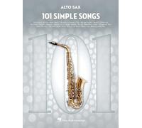 101 Simple Songs for Alto Sax by Hal Leonard Corp. (2024, Trade Paperback)