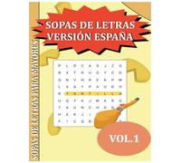 101 SOPAS DE LETRAS PARA MAYORES VERSIÓN ESPAÑA: VOL 1