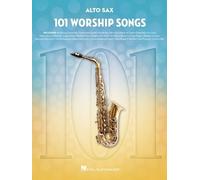 101 Worship Songs for Alto Sax Paperback Book