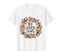 101 Years Loved 101th Birthday Funny 101 Year Old Women's T-Shirt