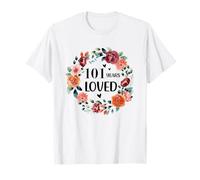 101 Years Loved Mom Grandma 101 Years Old Birthday T-Shirt