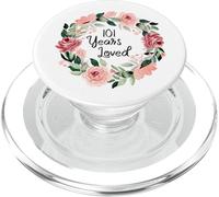 101 Years Loved Women Men 101 Years Old 101th Birthday PopSockets PopGrip for MagSafe