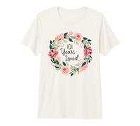 101 Years Loved Women Men 101 Years Old 101th Birthday Premium T-Shirt