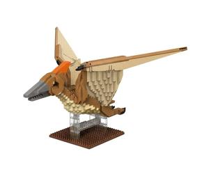 1010-Piece Pterosaur Dinosaur Building Kit, Advanced Micro Blocks for Adult Builders, Complex Flying Reptile Model with Precision Engineering, STEM Learning Project for Home Display