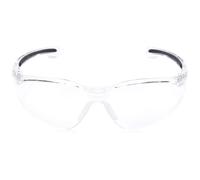 1015370 A800 Sporty Safety Eyewear Frame with Clear Anti-Scratch Lens, Translucent One Size,Clear/Translucent