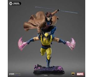 101864 X-MEN 97 Wolverine & Gambit 1/10 Statue