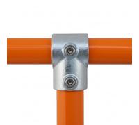 101D Short Tee Key Clamp Fittings for Standard 48.3mm Tube | Heavy Duty Galvanized Iron Handrail, Railing & Scaffold Tube Clamps