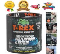 Duck Brand DUC285987 2 in. x 5 ft. T-Rex Waterproof Tape - Black