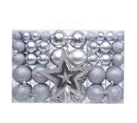 101Pcs Christmas Balls Ornaments Set Decoration, Shatterproof Christmas Decorations Hanging Ornaments for Home Winter Holiday Decor (Multicolor-09, One Size)