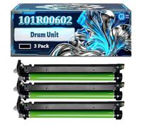 101R00602 Drum Unit Compatible for Xerox VersaLink C8000DT VersaLink C8000W VersaLink C9000DT Printers, With Chip Large Capacity 90000 Pages (3 Pack Black)