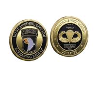 101st Airborne Division Challenge Coin Metal Coin for Gift Thank You Veteran