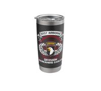 101st Airborne Division Screaming Paratrooper Eagles Veteran Stainless Steel Insulated Tumbler