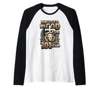 101st Birthday Christian Blessed by God for 101 Years Raglan Baseball Tee