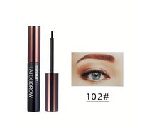 (102# Light Brown) Semi-Permanent Waterproof Eyebrow Gel Long-Lasting Sweatproof Easy Peel-Off Brow Gel Flawless Black Brown Tattoo Eyebrow Tint Eyebrow Cream