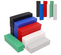 102 PCS 28mm x 100mm Flat Plastic Glazing Packers Durable Shim Spacers