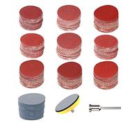 102 Pieces Sanding Discs Pad Kit 2inch 50mm 80-3000 Grit for Drill Rotary