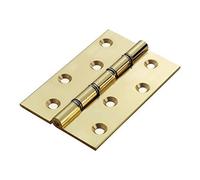 102 X 67 X 2.2MM Double Steel WASHERED Butt Hinge C/W Screws (Pair)