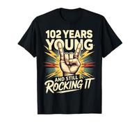 102 Years and Still Rocking It 102nd Birthday Funny T-Shirt