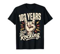 102 Years Still Rocking 102nd Birthday Funny 102 Birthday T-Shirt