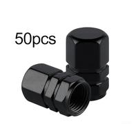1020304050pcs Aluminum Alloy Hexagonal Tire Valve Covers Compatible with Cars Trucks Motorcycles and Bicycles (50pcs)