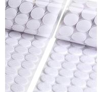 1020PCS Velcro Dots, 10mm Diameter Sticky Back Dots Hook, White Loop Self Adhesive Dots Tapes for Home, Office & DIY