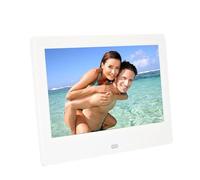 1024 * 600 IPS HD Display, Digital Picture Frame 10 Inch with Calendar Function Easy Setup To Upload Photos Videos, 16:10 Display (white)